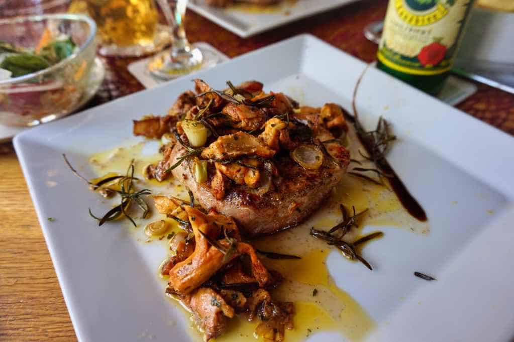 Essen im Restaurant Nur Cafe in Monschau